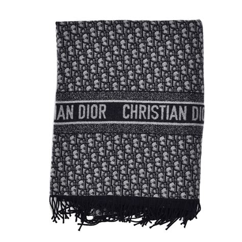 christian dior blankets|Christian Dior blanket scarf.